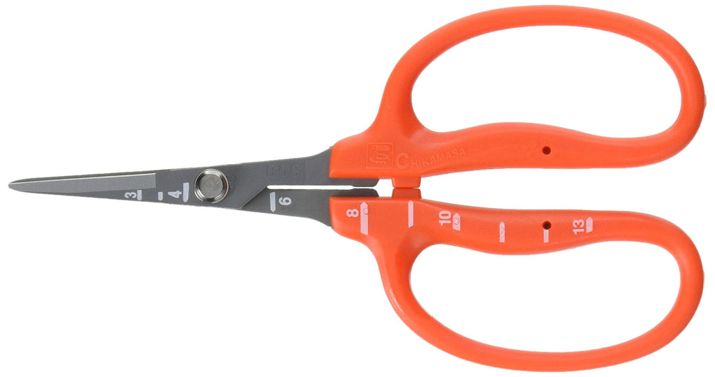 Chikamasa B-500Sf Grape Shears, Stainless Steel, Fluorine Treatment