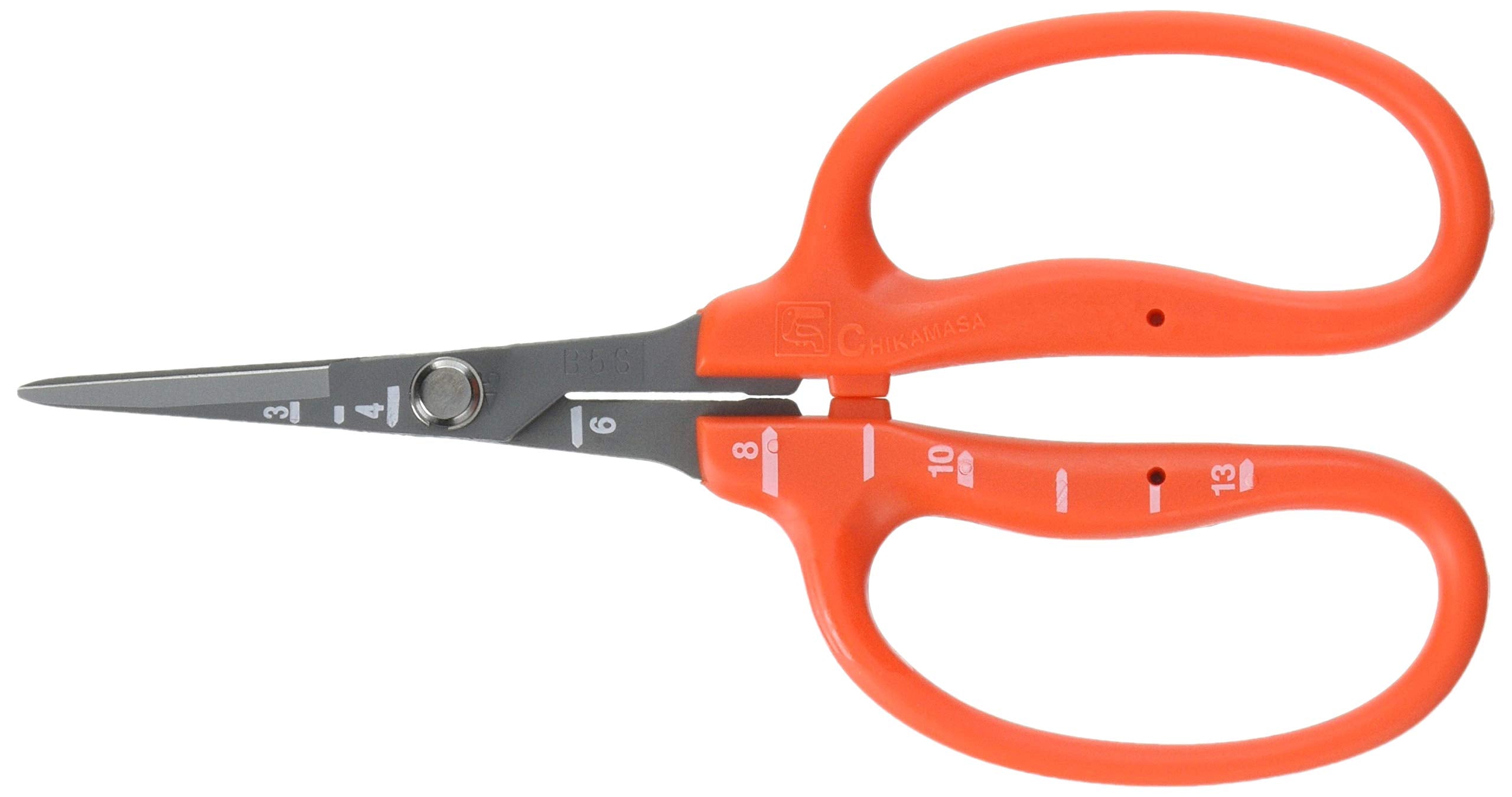 Chikamasa B-500Sf Grape Shears, Stainless Steel, Fluorine Treatment